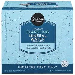 Signature Select Italian Mineral Water Sparkling - 25.4 Fl. Oz.
