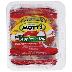 Motts Sliced Apples Red W/caramel - 12.5 Oz