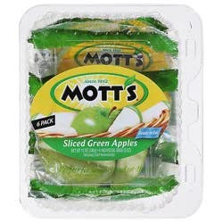Motts Apples Green Sliced Multi Pack - 6-2 Oz