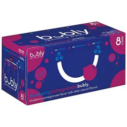 Bubly Sparkling Water Blueberry Pomegrante - 8-12 Fl. Oz.