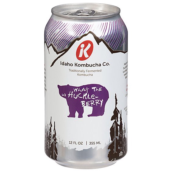 slide 1 of 1, Idaho Kombucha What The Huckle Berry Kombucha - 12 Fl. Oz., 12 fl oz