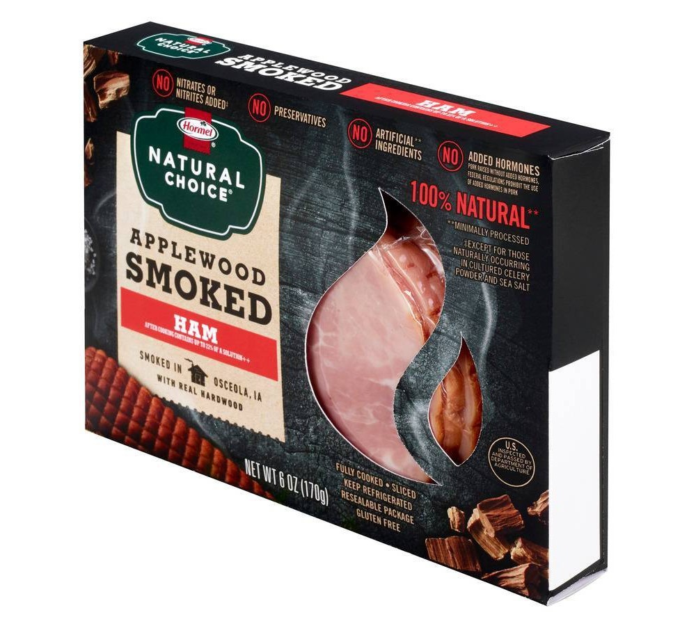 slide 4 of 4, Hormel Natural Choice Applewood Smoked Ham, 