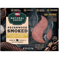 Hormel Natural Choice Pecanwood Smoked Ham With Sweet Black Pepper - 6 Oz.
