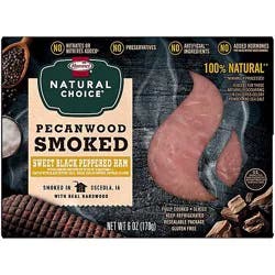 Hormel Natural Choice Pecanwood Smoked Ham With Sweet Black Pepper - 6 Oz.