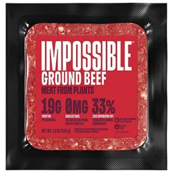 Impossible Foods Burger Made From Plants - 12 Oz.