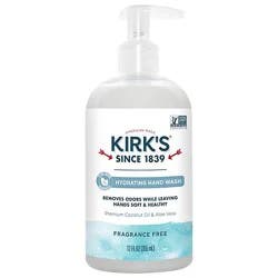 Kirks Hand Soap Fragrance Free - 12 Oz