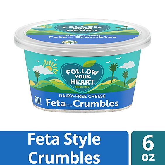 slide 1 of 1, Follow Your Heart Dairy-Free Feta Crumbles - 6 Oz, 6 oz