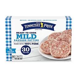 Odoms Tennessee Pride Mild Sausage Patty 30 Count - 40 Oz.