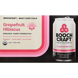 Boochcraft Grapefruit Hibiscus In Cans - 6-12 Fl. Oz.