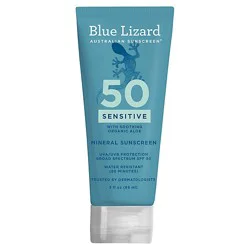 Blue Lizard Spf 50 Sensitive Sunscreen - 3 Oz