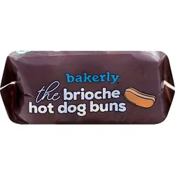 Bakerly Brioche Hot Dog Bun - 9.5 Oz