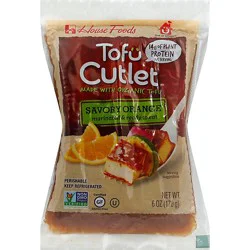 House Foods Tofu Cutlet Savory Orange - 6 Oz