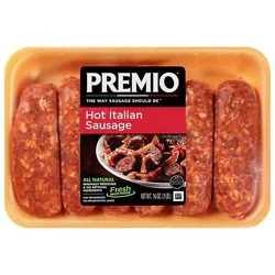 Premio Hot Italian Sausage Links - 16 Oz