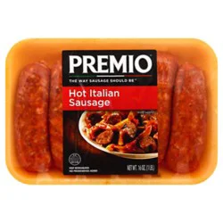 Premio Hot Italian Sausage Links - 16 Oz