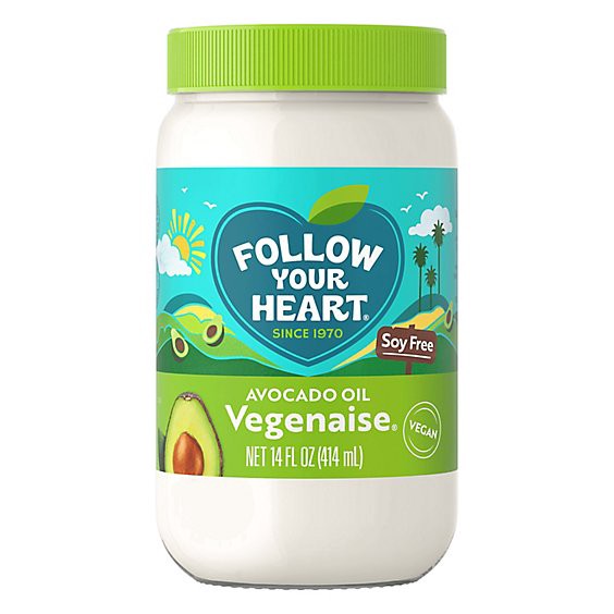 slide 1 of 1, Follow Your Heart Avocado Oil Vegenaise - 16 Fl. Oz., 14 fl oz