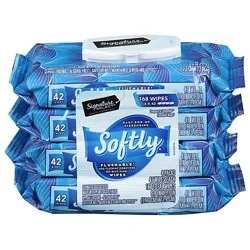 Signature Select Flushable Wipes Family Pack - 168 Count