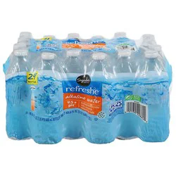 Signature Select Refreshe Alkaline Water - 24-16.9 Fl. Oz.