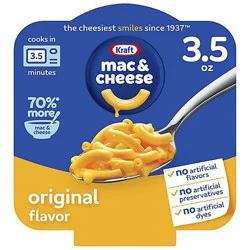 Kraft Original Mac & Cheese Macaroni And Cheese Dinner Big Bowl Dinner - 3.5 Oz