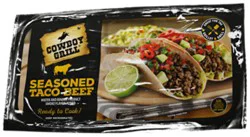 Cowboy Grill Seasoned Beef Steak Taco Meat - 1.50 Lb