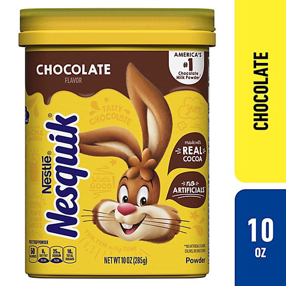 slide 1 of 11, Nesquik Chocolate Powder Drink Mix - 10 Oz, 10 oz