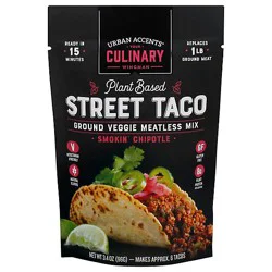Urban Accents Meatless Mix Street Taco - 3.4 Oz