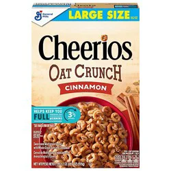 Cheerios Cinnamon Oat Crunch Cereal - 18.2 Oz