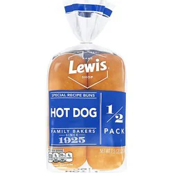 Lewis Bake Shop Hot Dog Bun - 7.5 Oz