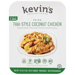 Kevin's Natural Foods Thai Style Coconut Chicken - 16 Oz