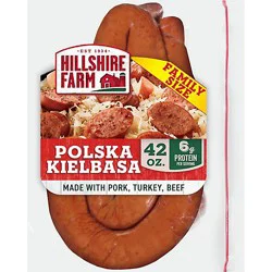 Hillshire Farm Polska Kielbasa Smoked Sausage Family Pack - 2.62 Lb