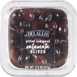 Delallo Pitted Calamata Olives - 11.2 Oz.