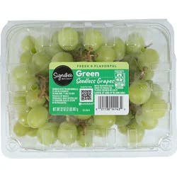 Signature Select/farms Green Seedless Grapes - 2 Lb