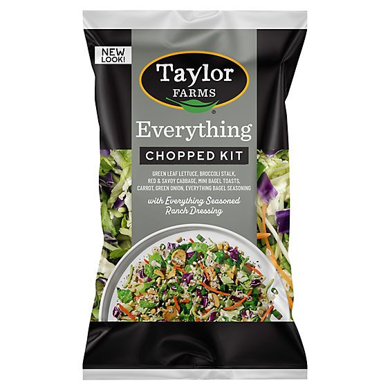 slide 1 of 1, Taylor Farms Everything Chopped Salad Kit Bag - 11.57 Oz, 11.57 oz