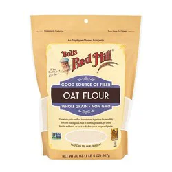 Bobs Red Mill Flour Oat Whole Grain - 20 Oz