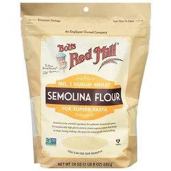 Bob's Red Mill Durum Wheat Semolina Flour - 24 Oz
