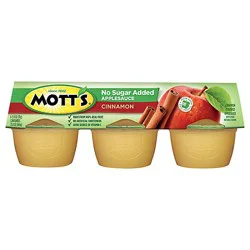 Motts No Sugar Cinnamon Apple Sauce - 23.4 Oz