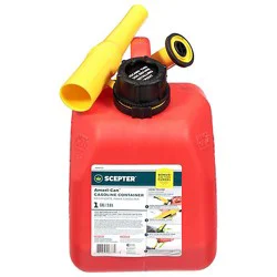 1 Gal Scepter Gas Can W/ Fmd & Fuel Funnel - Each