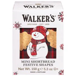 Walkers Cookies Snowman Carton - 5.3 Oz