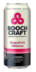 Boochcraft Grapefruit Hibiscus In Cans - 16 Fl. Oz.