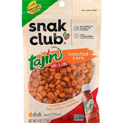 Snak Club Toasted Corn Tajin Chili & Lime Mild - 4 Oz