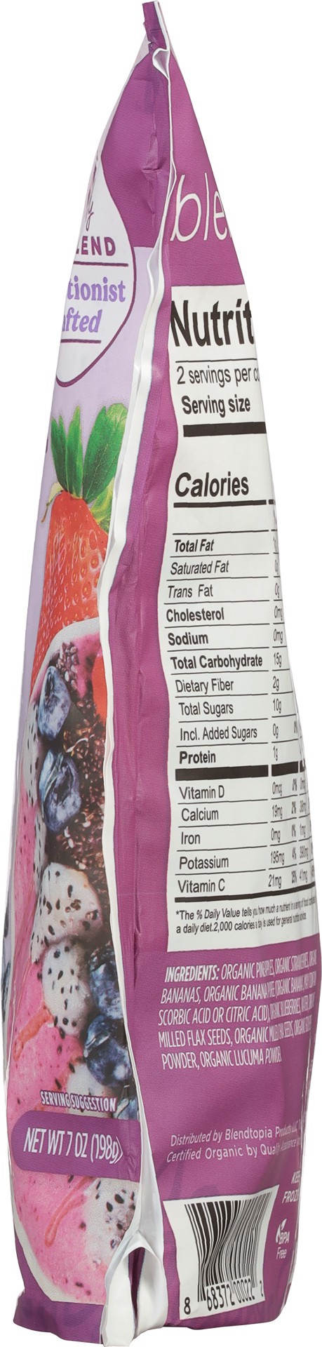 slide 9 of 13, Blendtopia Smoothie Kit Superfood Immunity - 7 Oz, 7 oz