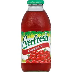 Everfresh Glass Bottles Cranberry Juice - 16 Fl. Oz.