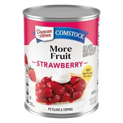 Duncan Hines Comstock Strawberry Pie Filling & Topping - 21 Oz