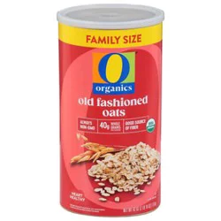 O Organics Oatmeal Old Fashion Family Size - 42 Oz