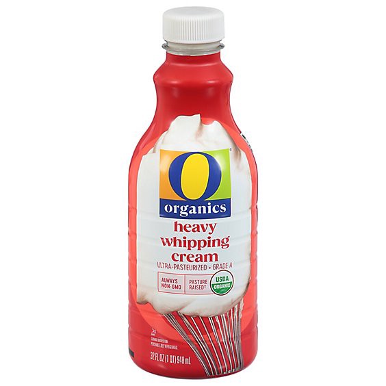 slide 1 of 1, O Organics Whipping Cream Heavy - 32 Fl. Oz., 32 fl oz