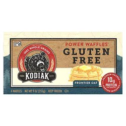 Kodiak Gluten Free Frontier Oat Power Waffles Box - 9 Oz