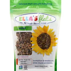 Ellas Flats Crackers Hemp - 6.5 Count