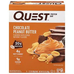 Quest Protein Bar Chocolate Peanut Butter - 4-2.12 Oz