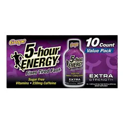5-Hour Energy Grape Extra Strength Shot - 10-1.93 Fl. Oz.