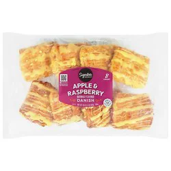 Signature Select Apple & Raspberry Fruit Danish - 16 Oz