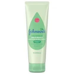 Johnsons Aloe Vera & Vit E Creamy Oil - 8 Fl. Oz.
